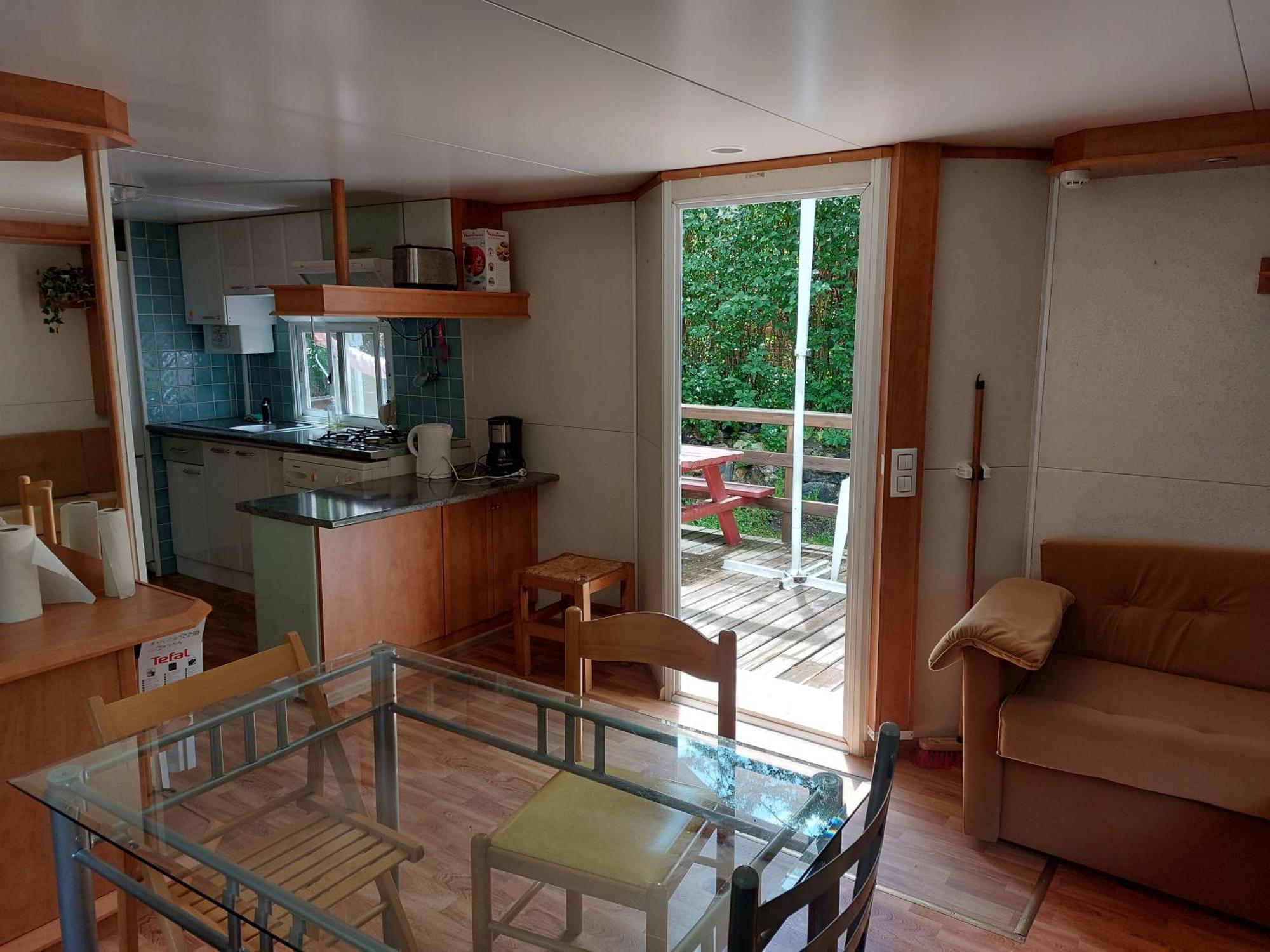 Camping L'Enclave Mobil-Home Estavar エクステリア 写真