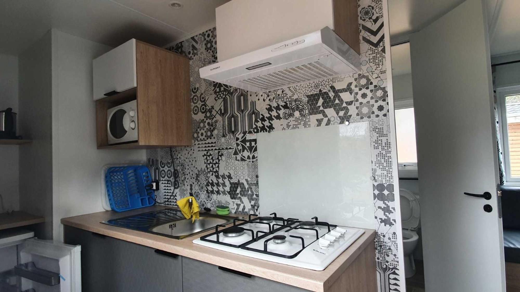 Camping L'Enclave Mobil-Home Estavar エクステリア 写真