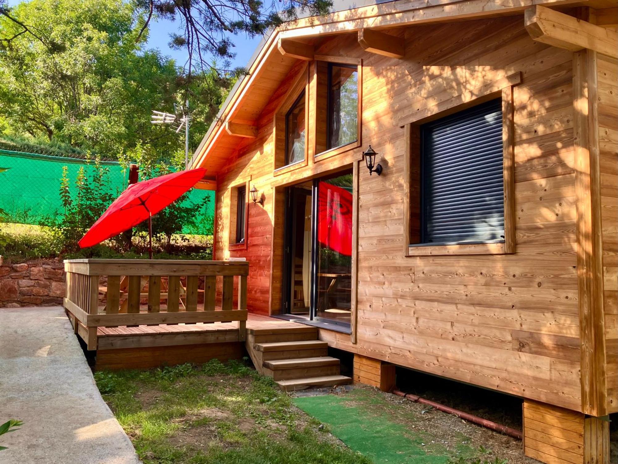 Camping L'Enclave Mobil-Home Estavar エクステリア 写真
