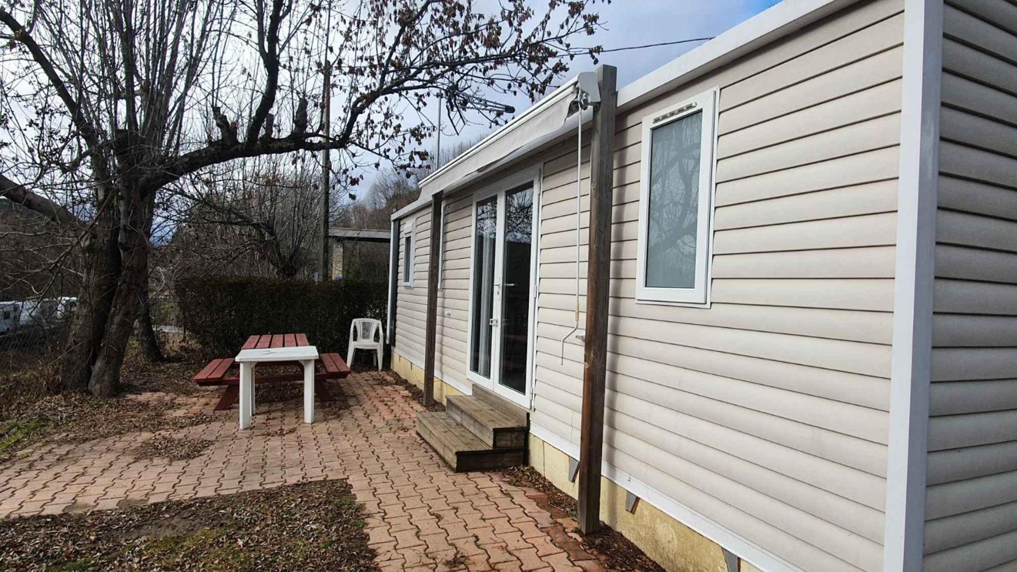 Camping L'Enclave Mobil-Home Estavar エクステリア 写真