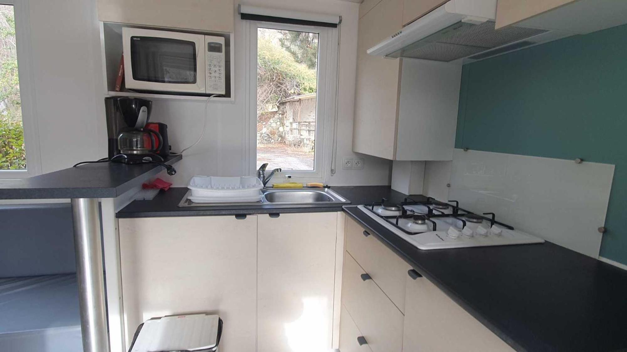 Camping L'Enclave Mobil-Home Estavar エクステリア 写真